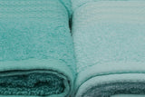 Prosop de baie 4 bucăți Rainbow - Water Green, Sea green - Verde deschis - Verde - Mentă, 50x90 cm