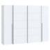 Dulap cu 4 usi Verzo MDF , stejar-alb 270x61x210 cm - 318-000004
