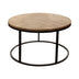 Masuta de cafea Drion  marmura neagra-metal negru D60x40cm