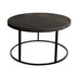 Masuta de cafea Drion  marmura neagra-metal negru D60x40cm