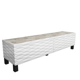 Comodă TV Lerze - White, Ephesus, Alb, 149x35x38 cm