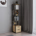 Negru - Stejar | SKU: 322RTC1118 | Bibliotecă Robbins, 39x39x160 cm, varianta Negru - Stejar, produs pentru amenajarea locuinței, disponibil online în România la CasaMob
