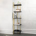 Bibliotecă Alice, Negru - Auriu, 45.2x21.6x180 cm, SKU 322RTC1178, imagine 2