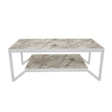 Măsuță de cafea Flora, Diverse culori, 120x60x46 cm - Alb | SKU: 322RTC1203 | Măsuță de cafea Flora, 120x60x46 cm, varianta Alb, produs pentru amenajarea locuinței, disponibil online în România la CasaMob