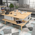 Stejar - Alb | SKU: 322RTC1207 | Măsuță de cafea Akya, 89x89x44 cm, varianta Stejar - Alb, produs pentru amenajarea locuinței, disponibil online în România la CasaMob