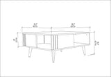 Măsuță de cafea Ronas, Diverse culori, 90x90x47 cm - Alb | SKU: 322RTC1210 | Măsuță de cafea Ronas, 90x90x47 cm, varianta Alb, produs pentru amenajarea locuinței, disponibil online în România la CasaMob