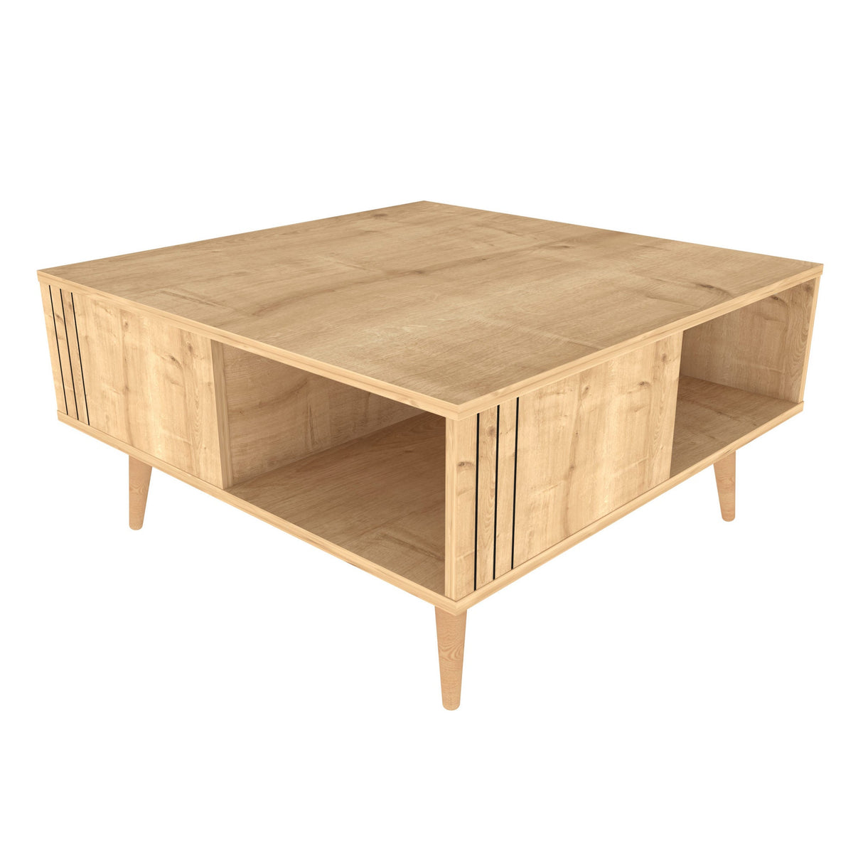 Măsuță de cafea Ronas, Diverse culori, 90x90x47 cm - Stejar | SKU: 322RTC1212 | Măsuță de cafea Ronas, 90x90x47 cm, varianta Stejar, produs pentru amenajarea locuinței, disponibil online în România la CasaMob
