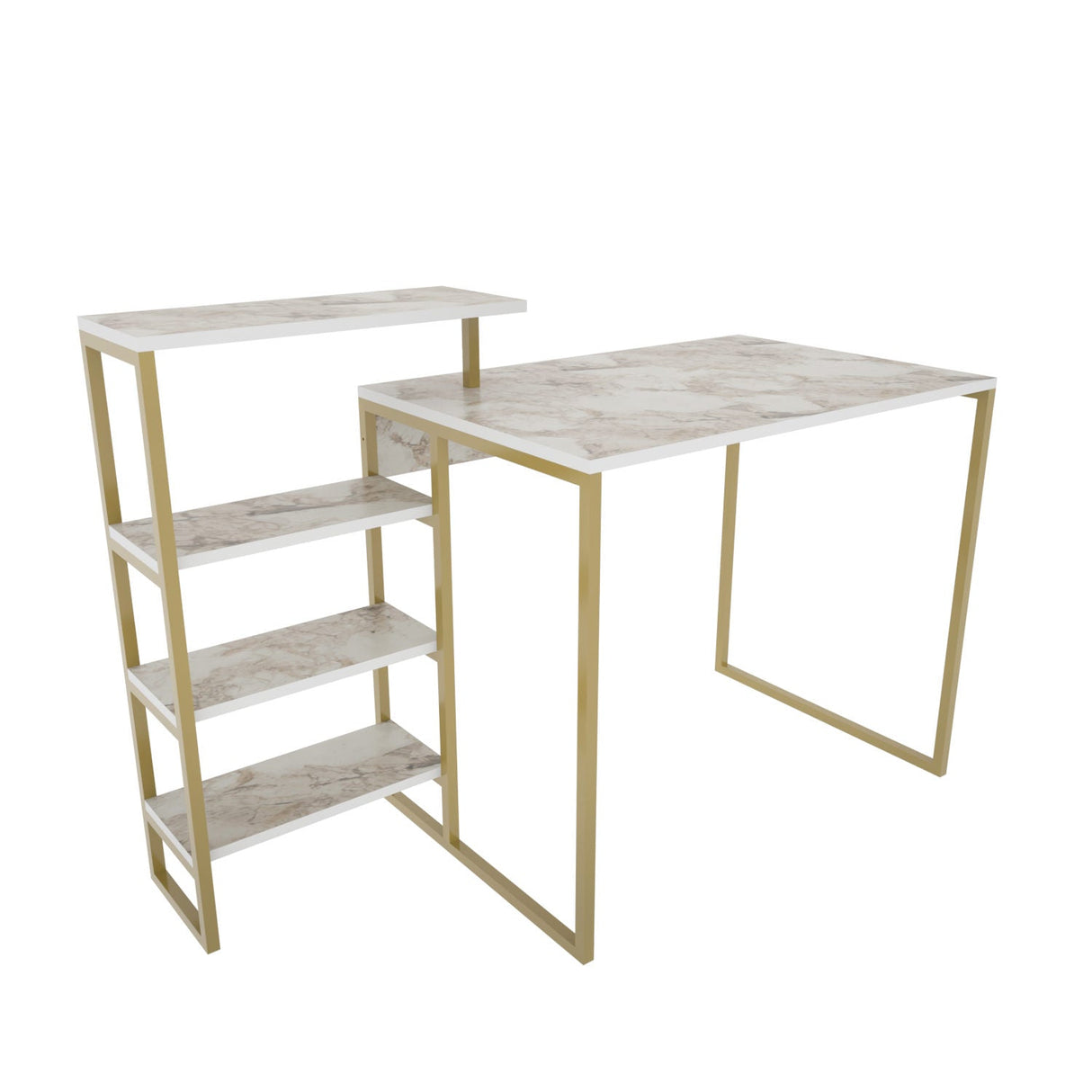 Birou Rino, Diverse culori, 133x60x77 cm - Auriu | SKU: 322RTC1307 | Birou Rino, 133x60x77 cm, varianta Auriu, produs pentru amenajarea locuinței, disponibil online în România la CasaMob