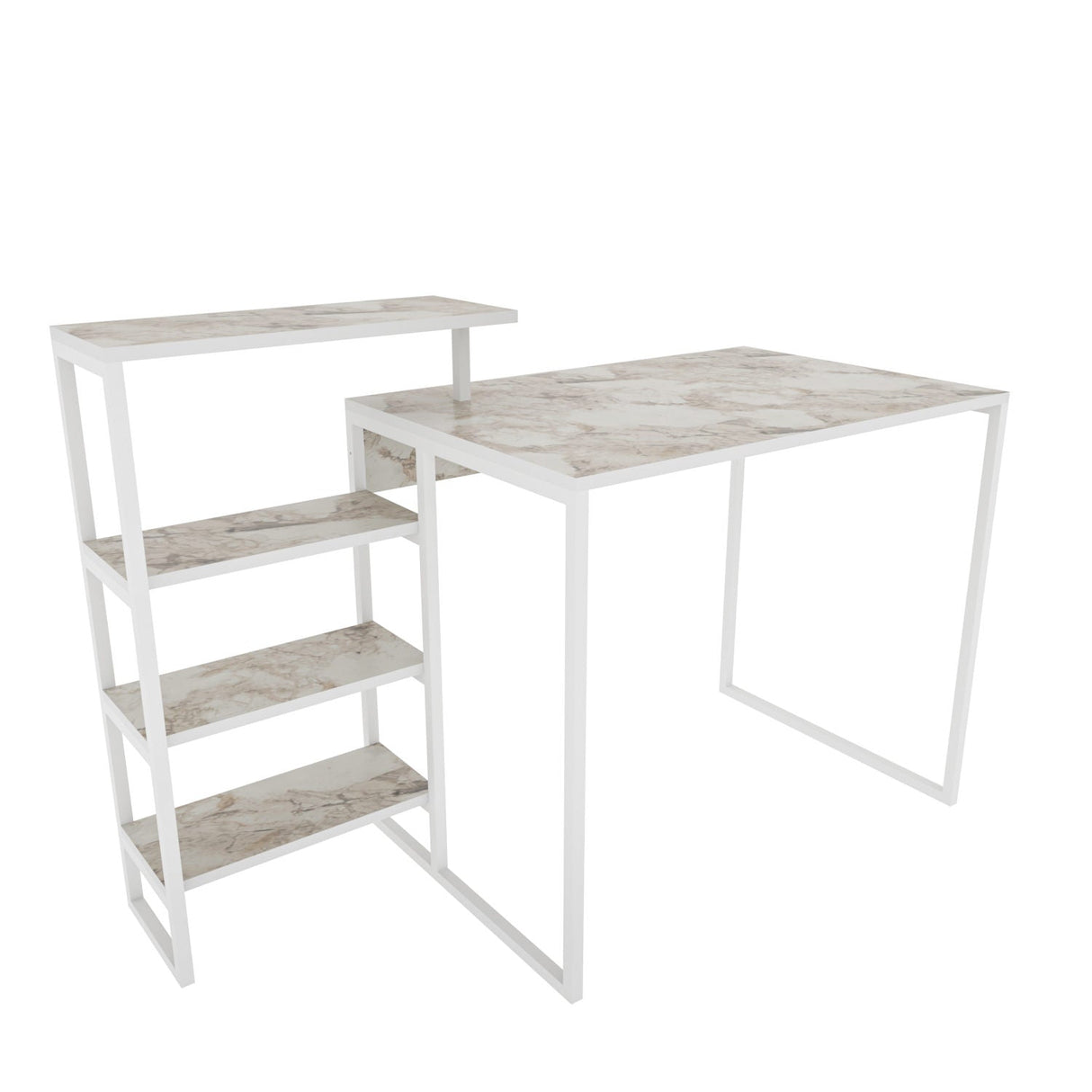 Birou Rino, Diverse culori, 133x60x77 cm - Alb | SKU: 322RTC1308 | Birou Rino, 133x60x77 cm, varianta Alb, produs pentru amenajarea locuinței, disponibil online în România la CasaMob
