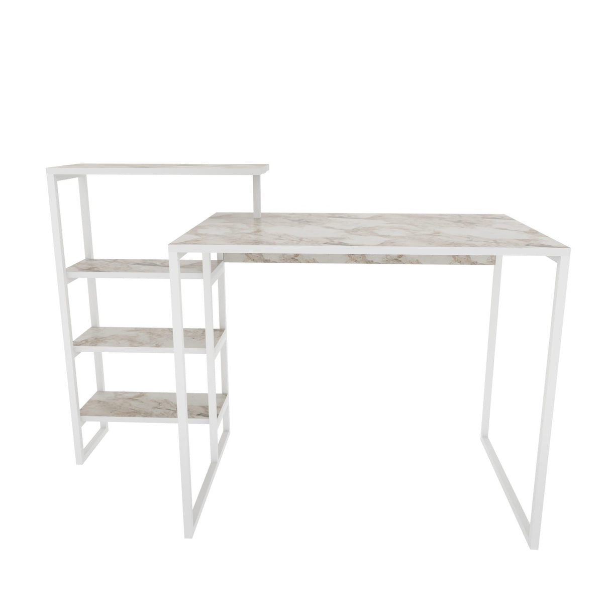 Birou Rino, Diverse culori, 133x60x77 cm - Alb | SKU: 322RTC1308 | Birou Rino, 133x60x77 cm, varianta Alb, produs pentru amenajarea locuinței, disponibil online în România la CasaMob