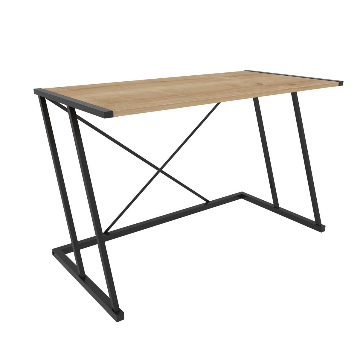 Birou Adelaide, Diverse culori, 114x60x75 cm - Negru - Stejar | SKU: 322RTC1385 | Birou Adelaide, 114x60x75 cm, varianta Negru - Stejar, produs pentru amenajarea locuinței, disponibil online în România la CasaMob