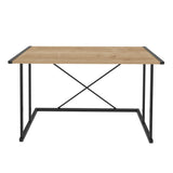 Birou Adelaide, Diverse culori, 114x60x75 cm - Negru - Stejar | SKU: 322RTC1385 | Birou Adelaide, 114x60x75 cm, varianta Negru - Stejar, produs pentru amenajarea locuinței, disponibil online în România la CasaMob