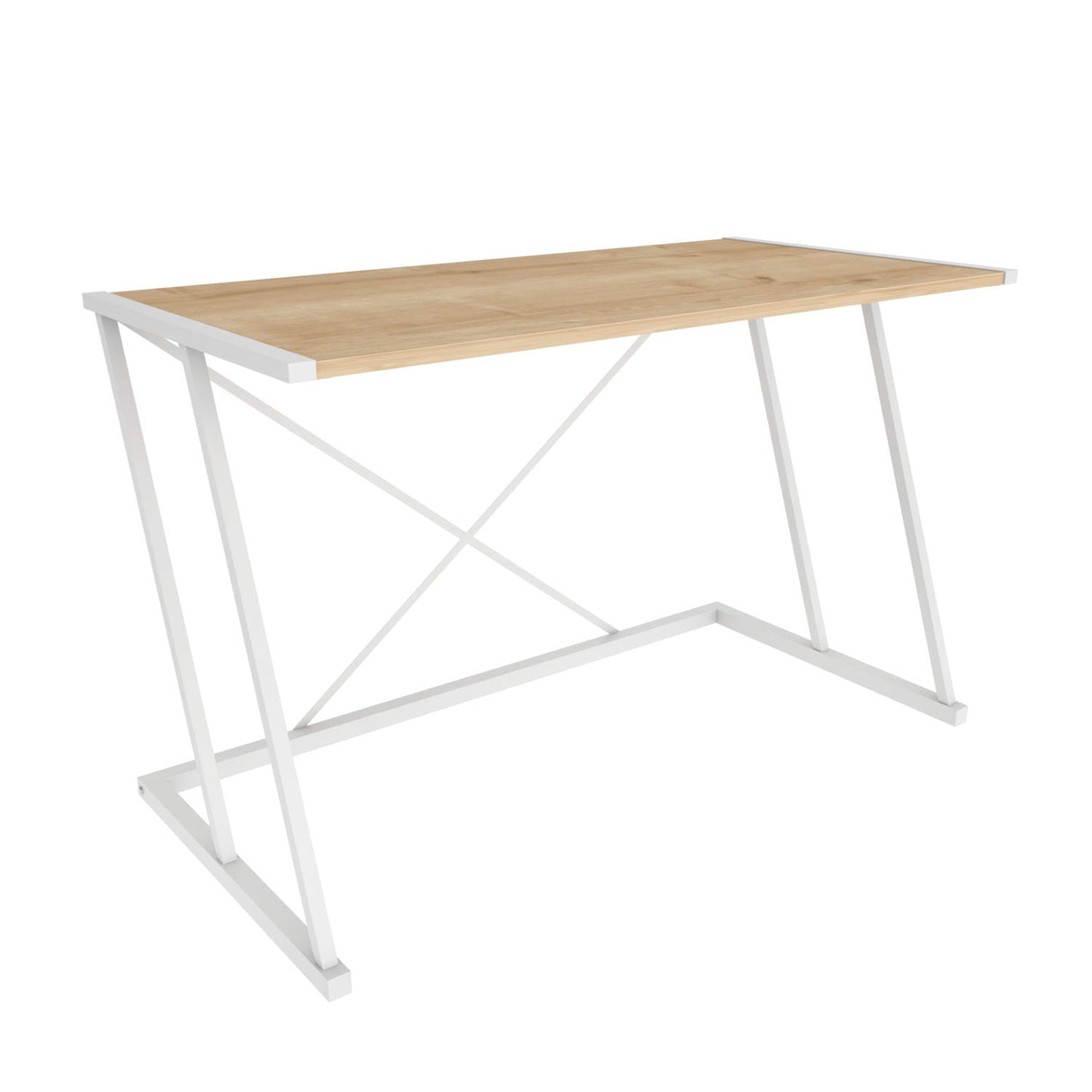 Birou Adelaide, Diverse culori, 114x60x75 cm - Alb - Stejar | SKU: 322RTC1389 | Birou Adelaide, 114x60x75 cm, varianta Alb - Stejar, produs pentru amenajarea locuinței, disponibil online în România la CasaMob