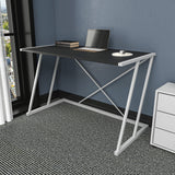 Birou Adelaide, Diverse culori, 114x60x75 cm - Alb - Antracit | SKU: 322RTC1390 | Birou Adelaide, 114x60x75 cm, varianta Alb - Antracit, produs pentru amenajarea locuinței, disponibil online în România la CasaMob