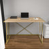 Auriu - Stejar | SKU: 322RTC1393 | Birou Adelaide, 114x60x75 cm, varianta Auriu - Stejar, produs pentru amenajarea locuinței, disponibil online în România la CasaMob