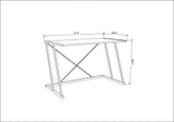 Birou Adelaide, Diverse culori, 114x60x75 cm - Auriu - Stejar | SKU: 322RTC1393 | Birou Adelaide, 114x60x75 cm, varianta Auriu - Stejar, produs pentru amenajarea locuinței, disponibil online în România la CasaMob