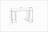 Birou Academy, Diverse culori, 125x60x74 cm - Alb | SKU: 322RTC1401 | Birou Academy, 125x60x74 cm, varianta Alb, produs pentru amenajarea locuinței, disponibil online în România la CasaMob