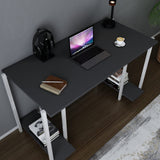 Birou Academy, Diverse culori, 125x60x74 cm - Alb - Antracit | SKU: 322RTC1403 | Birou Academy, 125x60x74 cm, varianta Alb - Antracit, produs pentru amenajarea locuinței, disponibil online în România la CasaMob