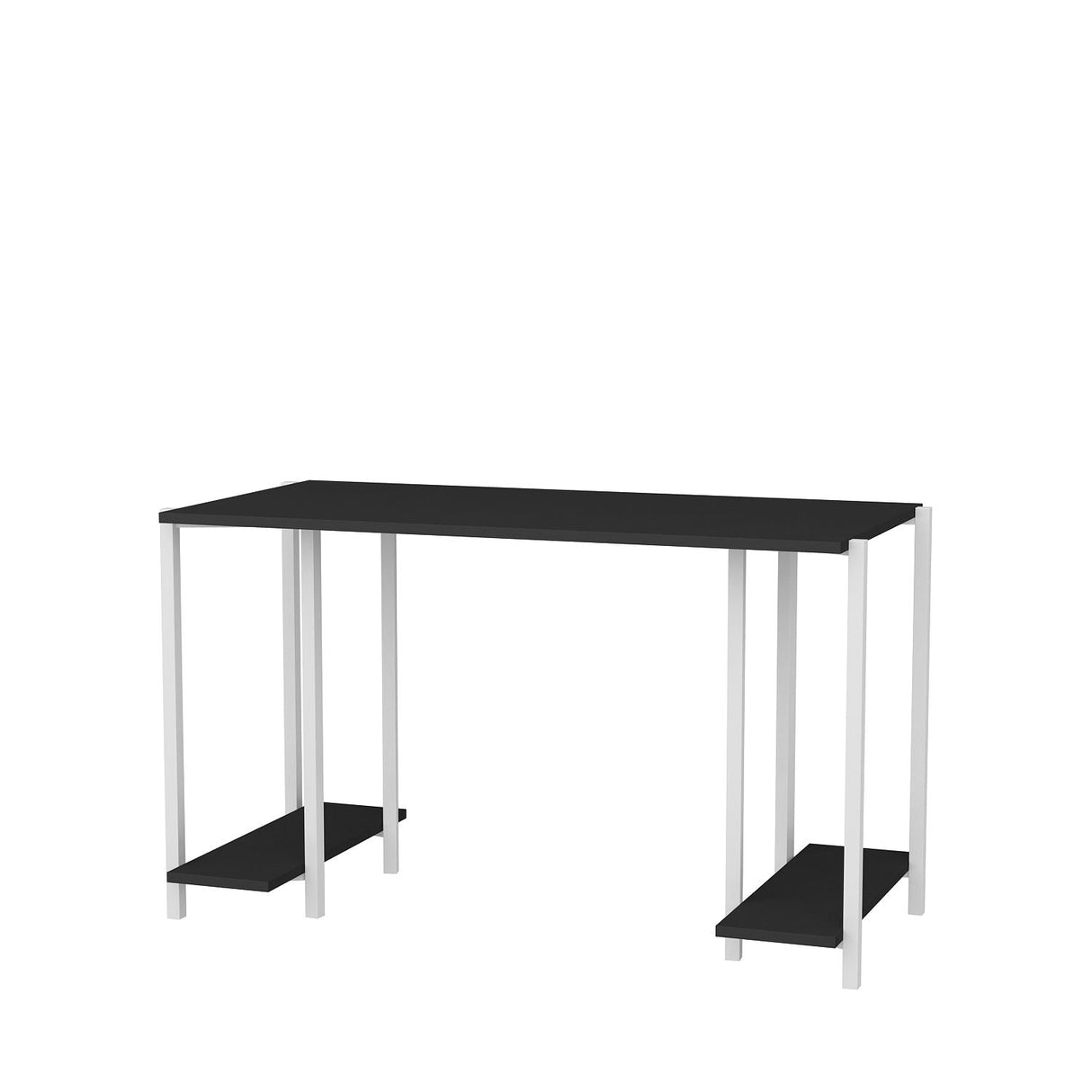 Birou Academy, Diverse culori, 125x60x74 cm - Alb - Antracit | SKU: 322RTC1403 | Birou Academy, 125x60x74 cm, varianta Alb - Antracit, produs pentru amenajarea locuinței, disponibil online în România la CasaMob