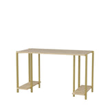 Birou Academy, Diverse culori, 125x60x74 cm - Auriu - Stejar | SKU: 322RTC1406 | Birou Academy, 125x60x74 cm, varianta Auriu - Stejar, produs pentru amenajarea locuinței, disponibil online în România la CasaMob