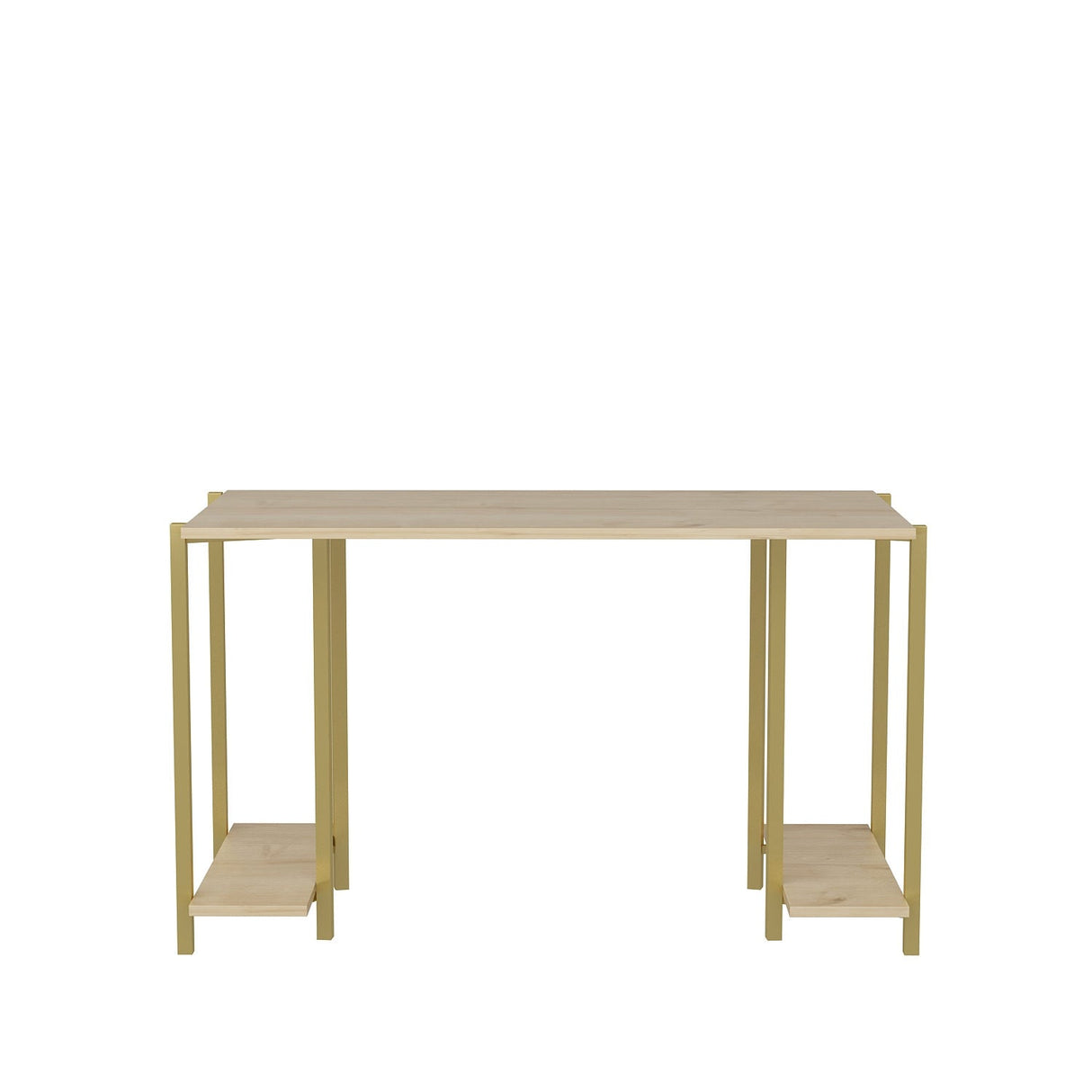 Birou Academy, Diverse culori, 125x60x74 cm - Auriu - Stejar | SKU: 322RTC1406 | Birou Academy, 125x60x74 cm, varianta Auriu - Stejar, produs pentru amenajarea locuinței, disponibil online în România la CasaMob