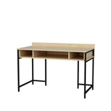 Birou Alma, Diverse culori, 120x60x75 cm - Negru - Stejar | SKU: 322RTC1410 | Birou Alma, 120x60x75 cm, varianta Negru - Stejar, produs pentru amenajarea locuinței, disponibil online în România la CasaMob