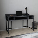Birou Alma, Diverse culori, 120x60x75 cm - Negru - Antracit | SKU: 322RTC1411 | Birou Alma, 120x60x75 cm, varianta Negru - Antracit, produs pentru amenajarea locuinței, disponibil online în România la CasaMob