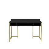 Birou Alma, Diverse culori, 120x60x75 cm - Auriu - Antracit | SKU: 322RTC1419 | Birou Alma, 120x60x75 cm, varianta Auriu - Antracit, produs pentru amenajarea locuinței, disponibil online în România la CasaMob