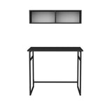 Birou Hussum, Diverse culori, 90x60x75 cm - Negru - Antracit | SKU: 322RTC1423 | Birou Hussum, 90x60x75 cm, varianta Negru - Antracit, produs pentru amenajarea locuinței, disponibil online în România la CasaMob