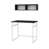 Birou Hussum, Diverse culori, 90x60x75 cm - Alb - Antracit | SKU: 322RTC1427 | Birou Hussum, 90x60x75 cm, varianta Alb - Antracit, produs pentru amenajarea locuinței, disponibil online în România la CasaMob