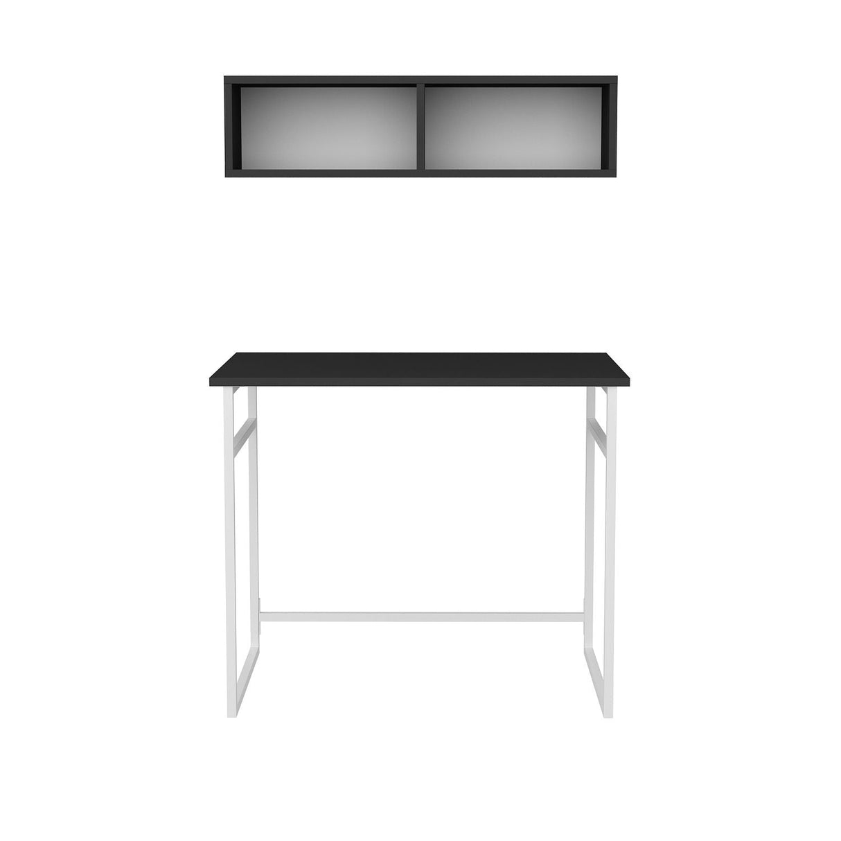 Birou Hussum, Diverse culori, 90x60x75 cm - Alb - Antracit | SKU: 322RTC1427 | Birou Hussum, 90x60x75 cm, varianta Alb - Antracit, produs pentru amenajarea locuinței, disponibil online în România la CasaMob