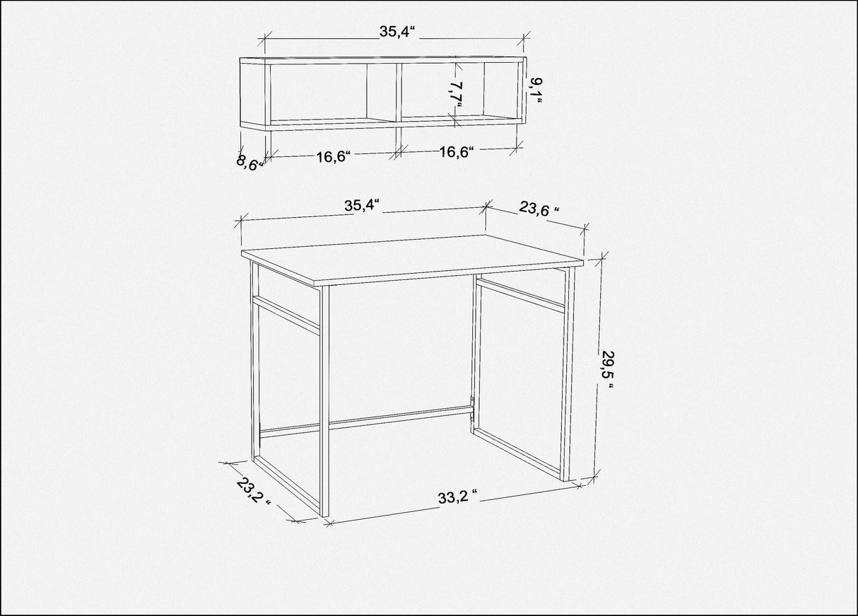 Birou Hussum, Diverse culori, 90x60x75 cm - Auriu - Antracit | SKU: 322RTC1431 | Birou Hussum, 90x60x75 cm, varianta Auriu - Antracit, produs pentru amenajarea locuinței, disponibil online în România la CasaMob