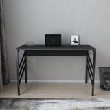 Birou Josephine, Diverse culori, 120x60x75 cm - Negru - Antracit | SKU: 322RTC1435 | Birou Josephine, 120x60x75 cm, varianta Negru - Antracit, produs pentru amenajarea locuinței, disponibil online în România la CasaMob