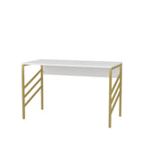 Birou Josephine, Diverse culori, 120x60x75 cm - Auriu - Alb | SKU: 322RTC1441 | Birou Josephine, 120x60x75 cm, varianta Auriu - Alb, produs pentru amenajarea locuinței, disponibil online în România la CasaMob
