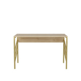 Birou Josephine, Diverse culori, 120x60x75 cm - Auriu - Stejar | SKU: 322RTC1442 | Birou Josephine, 120x60x75 cm, varianta Auriu - Stejar, produs pentru amenajarea locuinței, disponibil online în România la CasaMob