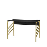Birou Josephine, Diverse culori, 120x60x75 cm - Auriu - Antracit | SKU: 322RTC1443 | Birou Josephine, 120x60x75 cm, varianta Auriu - Antracit, produs pentru amenajarea locuinței, disponibil online în România la CasaMob