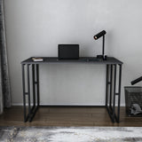 Birou Kane, Diverse culori, 120x60x75 cm - Negru - Antracit | SKU: 322RTC1447 | Birou Kane, 120x60x75 cm, varianta Negru - Antracit, produs pentru amenajarea locuinței, disponibil online în România la CasaMob