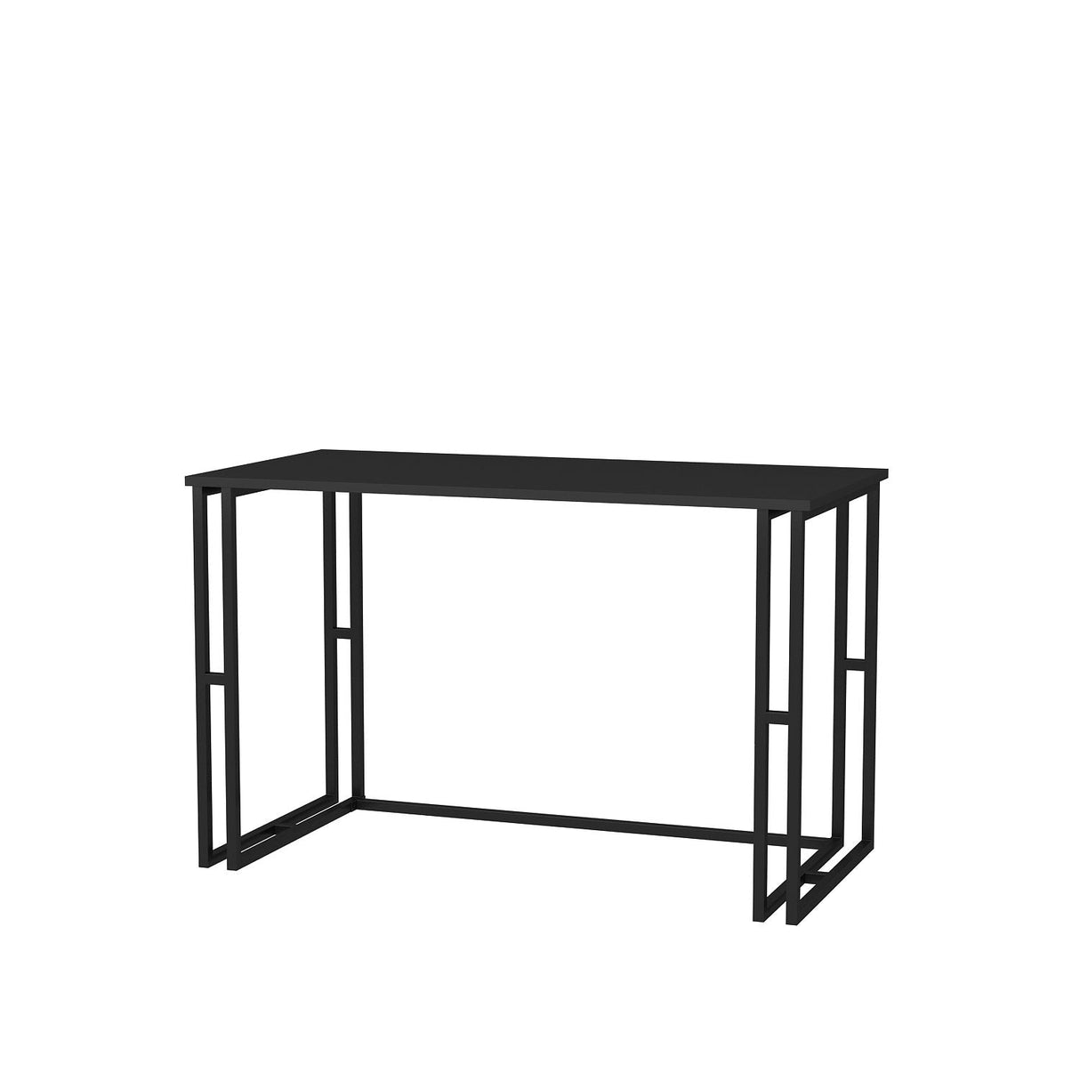 Birou Kane, Diverse culori, 120x60x75 cm - Negru - Antracit | SKU: 322RTC1447 | Birou Kane, 120x60x75 cm, varianta Negru - Antracit, produs pentru amenajarea locuinței, disponibil online în România la CasaMob