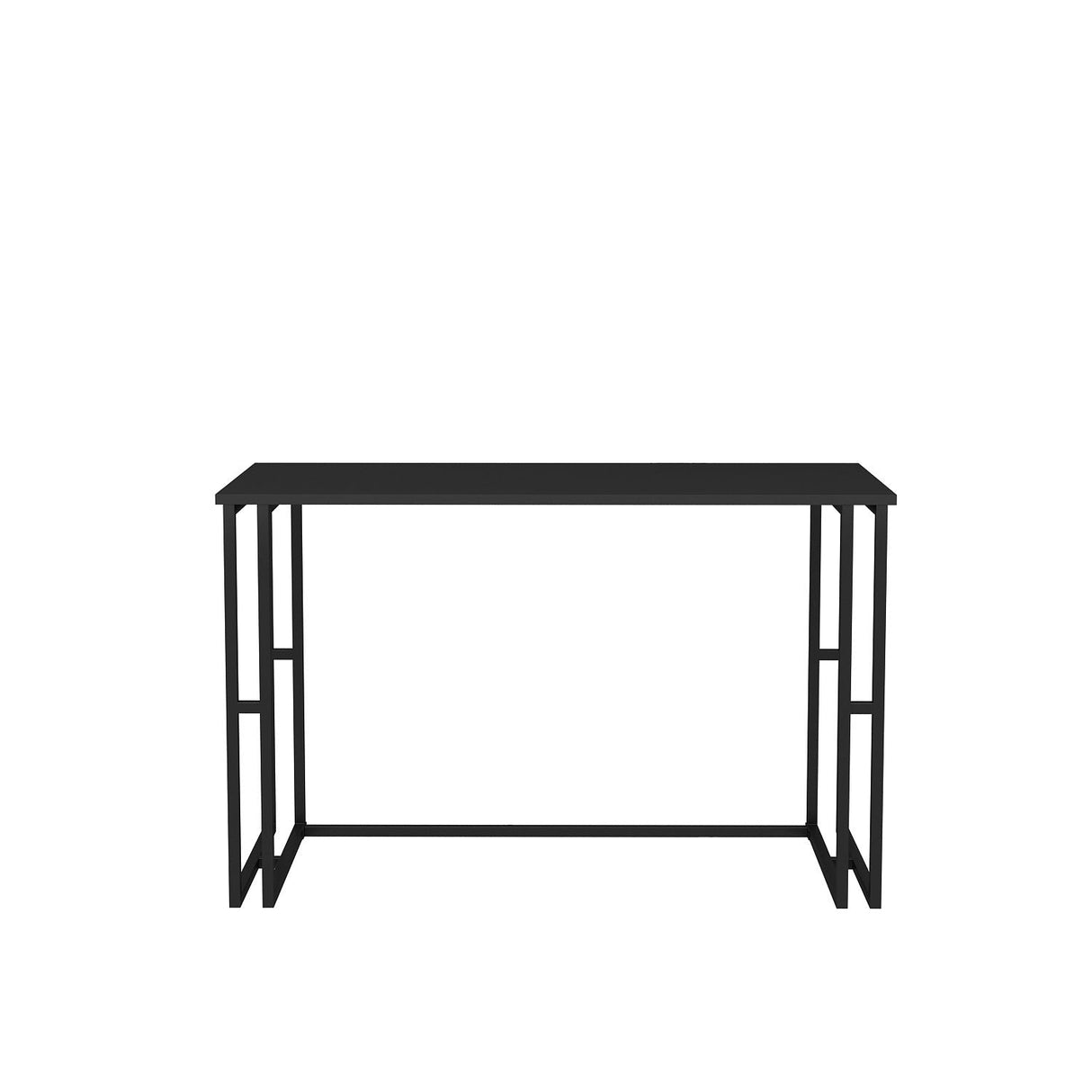 Birou Kane, Diverse culori, 120x60x75 cm - Negru - Antracit | SKU: 322RTC1447 | Birou Kane, 120x60x75 cm, varianta Negru - Antracit, produs pentru amenajarea locuinței, disponibil online în România la CasaMob