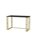 Birou Kane, Diverse culori, 120x60x75 cm - Auriu - Antracit | SKU: 322RTC1455 | Birou Kane, 120x60x75 cm, varianta Auriu - Antracit, produs pentru amenajarea locuinței, disponibil online în România la CasaMob