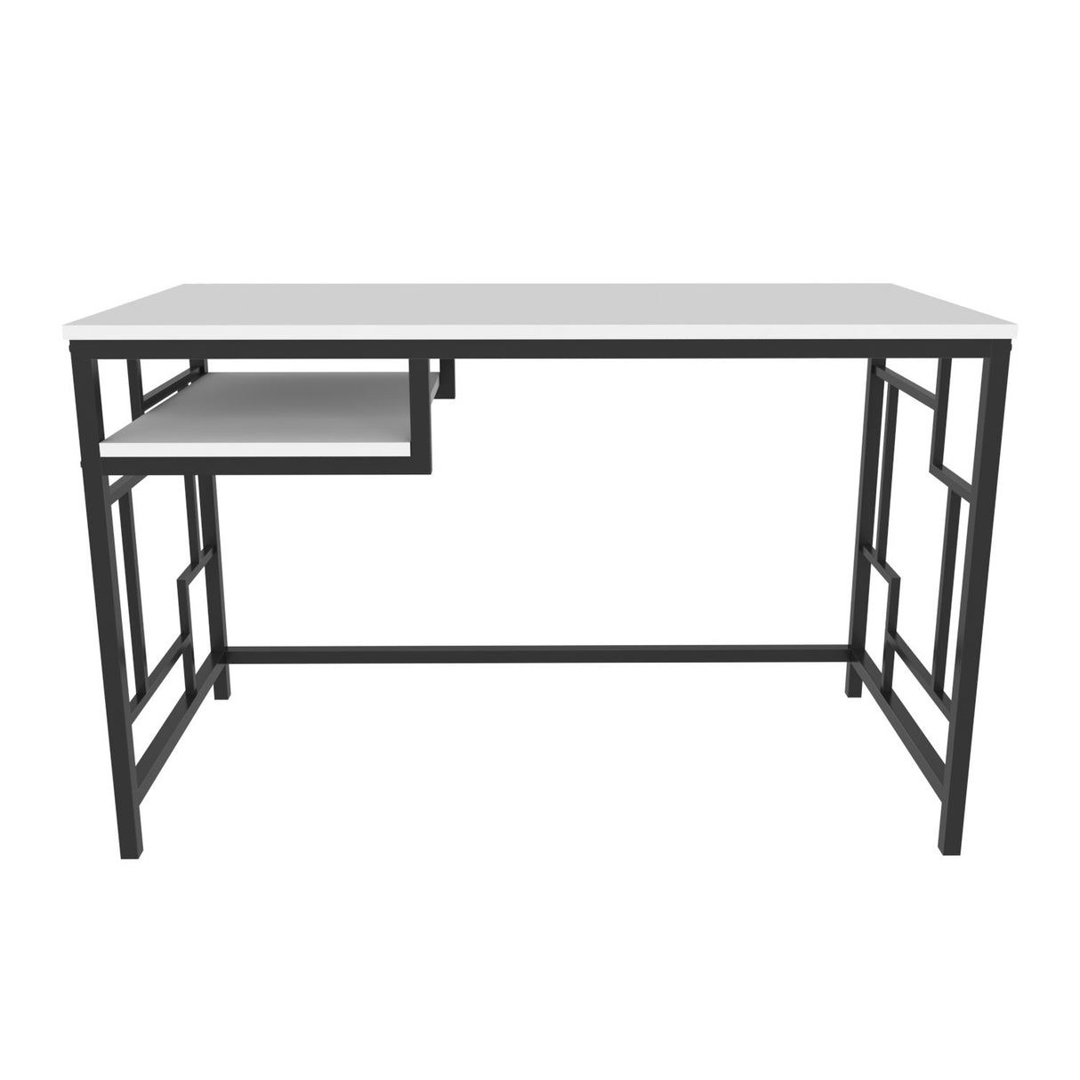 Birou Kennesaw, Diverse culori, 120x60x75 cm - Negru - Alb | SKU: 322RTC1457 | Birou Kennesaw, 120x60x75 cm, varianta Negru - Alb, produs pentru amenajarea locuinței, disponibil online în România la CasaMob