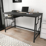 Birou Kennesaw, Diverse culori, 120x60x75 cm - Negru - Antracit | SKU: 322RTC1459 | Birou Kennesaw, 120x60x75 cm, varianta Negru - Antracit, produs pentru amenajarea locuinței, disponibil online în România la CasaMob