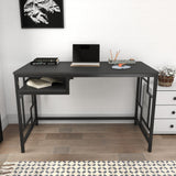 Birou Kennesaw, Diverse culori, 120x60x75 cm - Negru - Antracit | SKU: 322RTC1459 | Birou Kennesaw, 120x60x75 cm, varianta Negru - Antracit, produs pentru amenajarea locuinței, disponibil online în România la CasaMob