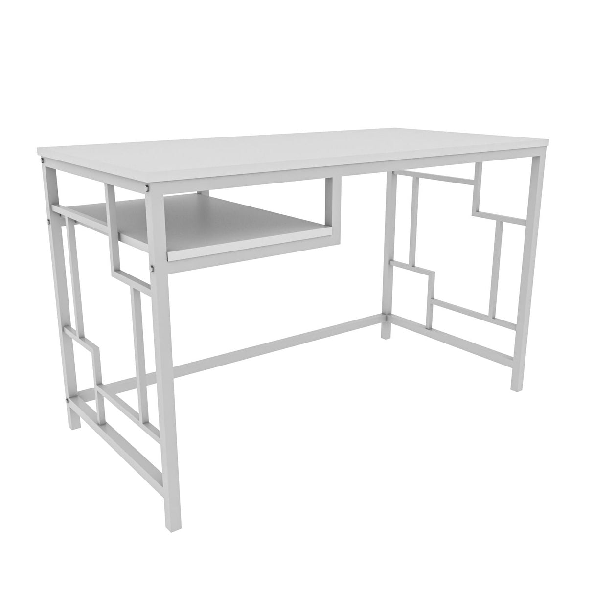 Birou Kennesaw, Diverse culori, 120x60x75 cm - Alb | SKU: 322RTC1461 | Birou Kennesaw, 120x60x75 cm, varianta Alb, produs pentru amenajarea locuinței, disponibil online în România la CasaMob