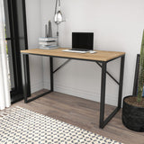 Birou Layton, Diverse culori, 120x60x74 cm - Negru - Stejar | SKU: 322RTC1470 | Birou Layton, 120x60x74 cm, varianta Negru - Stejar, produs pentru amenajarea locuinței, disponibil online în România la CasaMob