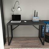 Birou Layton, Diverse culori, 120x60x74 cm - Negru - Antracit | SKU: 322RTC1471 | Birou Layton, 120x60x74 cm, varianta Negru - Antracit, produs pentru amenajarea locuinței, disponibil online în România la CasaMob