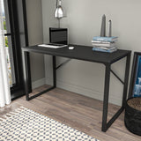 Birou Layton, Diverse culori, 120x60x74 cm - Negru - Antracit | SKU: 322RTC1471 | Birou Layton, 120x60x74 cm, varianta Negru - Antracit, produs pentru amenajarea locuinței, disponibil online în România la CasaMob