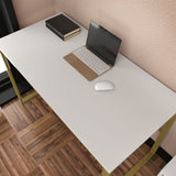 Birou Layton, Diverse culori, 120x60x74 cm - Auriu - Alb | SKU: 322RTC1477 | Birou Layton, 120x60x74 cm, varianta Auriu - Alb, produs pentru amenajarea locuinței, disponibil online în România la CasaMob