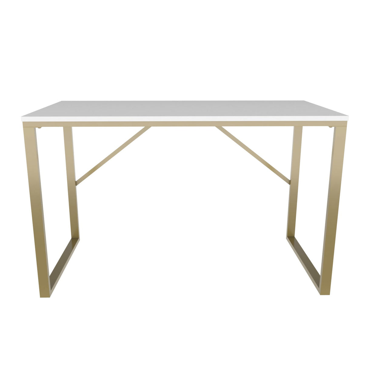 Birou Layton, Diverse culori, 120x60x74 cm - Auriu - Alb | SKU: 322RTC1477 | Birou Layton, 120x60x74 cm, varianta Auriu - Alb, produs pentru amenajarea locuinței, disponibil online în România la CasaMob