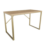 Birou Layton, Diverse culori, 120x60x74 cm - Auriu - Stejar | SKU: 322RTC1478 | Birou Layton, 120x60x74 cm, varianta Auriu - Stejar, produs pentru amenajarea locuinței, disponibil online în România la CasaMob